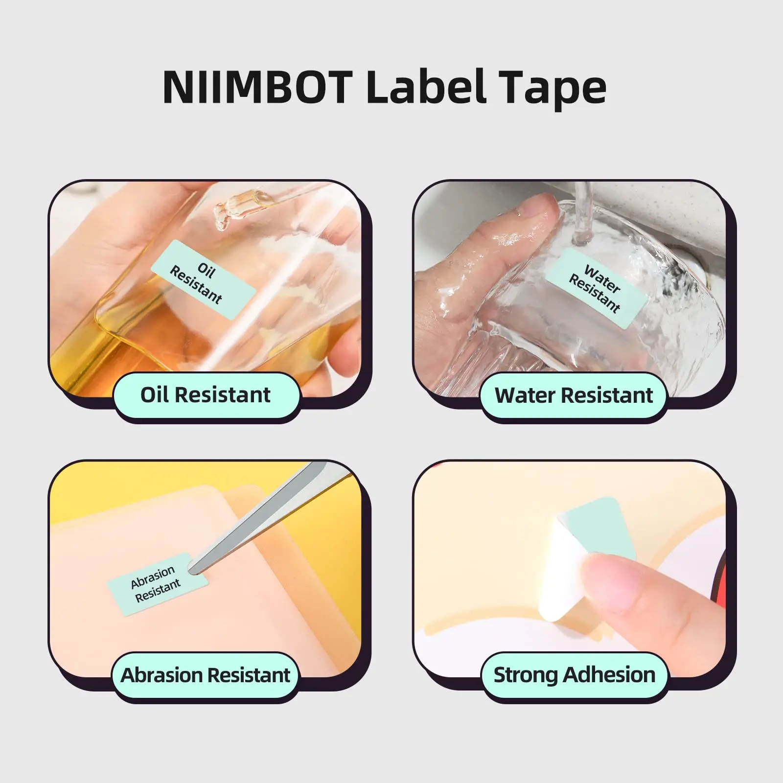 NIIMBOT D101 20 25mm Mini White Color Label Sticker Waterproof for Supermarket Price List Tag Label Roll Paper for Label Printer