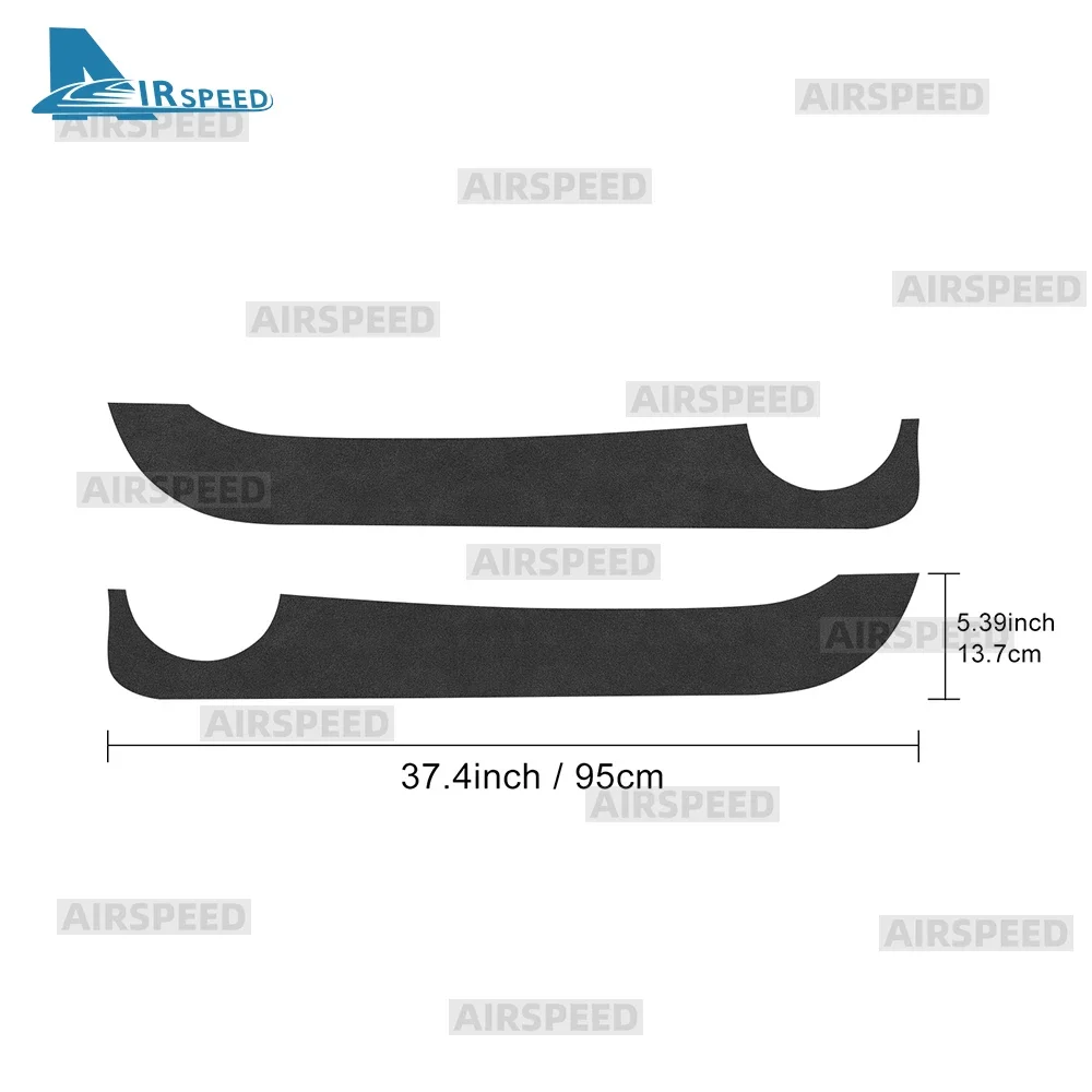 

Italian suede For Abarth 595 695 2012 2013 2014 2015 2016-2024 Fiat 500 2008-2024 Carbon fiber pattern Door Anti-kick Pad Mat
