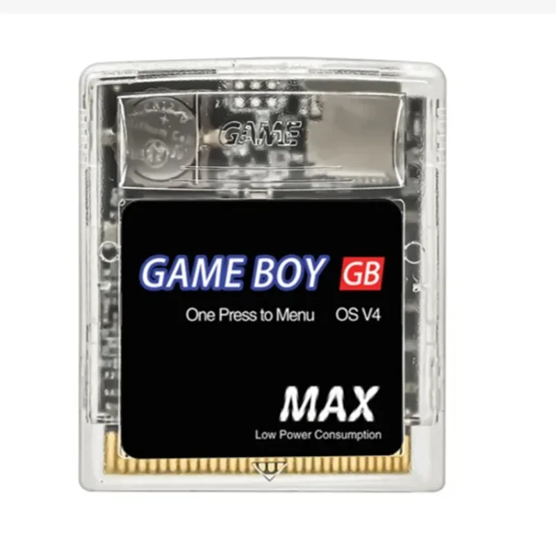 Royi Store GB GBC Flash Card GB MAX with One-click Reset Function with 8GTF Cassette Game Power Saving