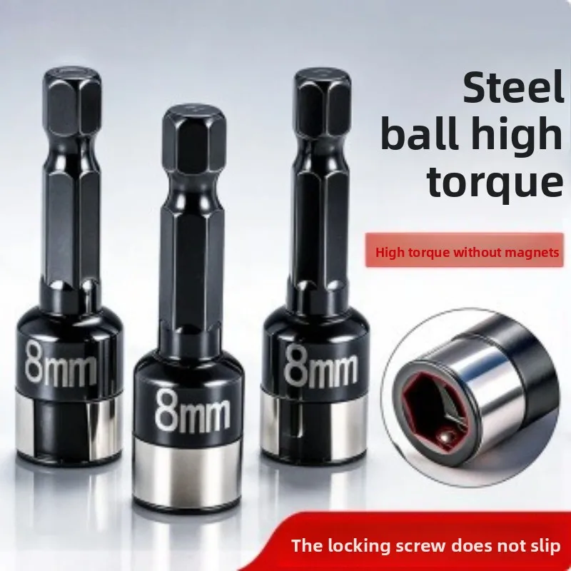 8mm Wind Batch Socket Chrome Vanadium Steel Hex Shank Concave