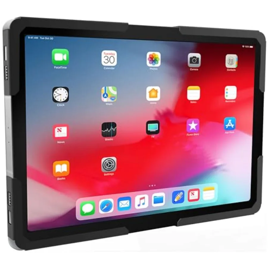 

Универсальный настенный держатель для iPad и планшетов, надежный стальной корпус для планшетов 9.7-13.1 дюймов, крепление на стену или VESA 75x75, портативный.