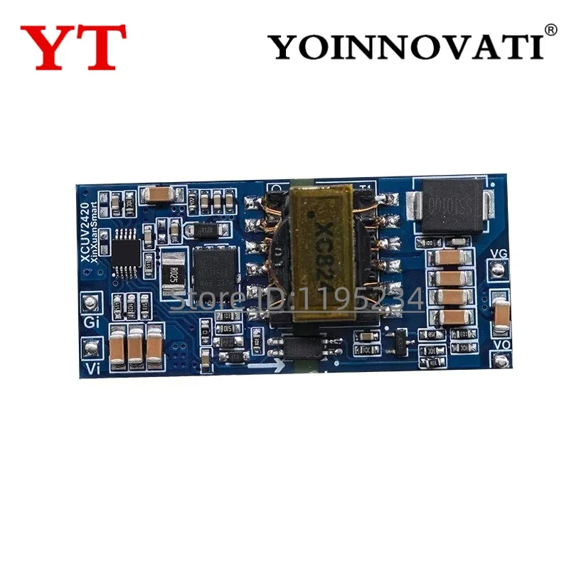 High Power Low-Ripple DC/DC 9-36V Input 12/24V Output 20W Industrial Power Module for Stable Voltage Conversion