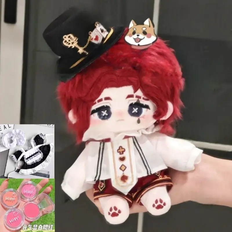 20cm Identity Ⅴ Joker Cotton Doll Stock Interchangeable Baby Clothes Plush Doll Dress Up Cosplay Anime Figure Children Girl Toys