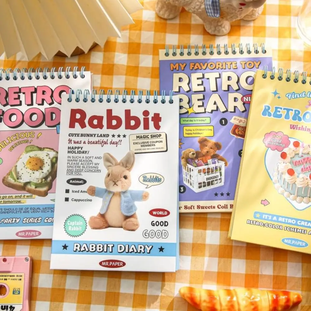 Kawaii Coil Time Management Notepad lucu Daily Planner Agenda Organizer Notebook