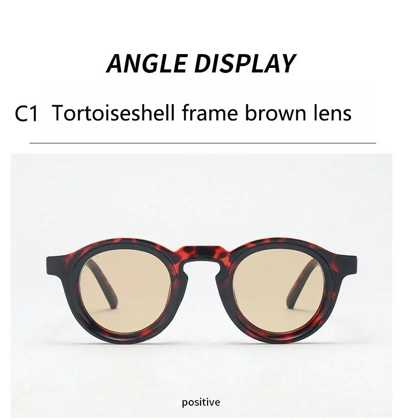 2025 Retro-Sonnenbrille mit dickem Rahmen, ovale Sonnenbrille für Herren, amerikanischer Stil, graue Brillen, Retro-Leopardenmuster-Brille, UV400-Rezept – Detail 9