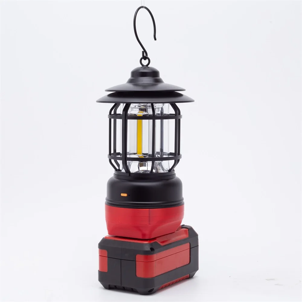 LED Work Light Camping Lantern For Lidl Parkside X20V/For Milwaukee/Ozito 18V Battery Hanging Tent Light Outdoor (No Battery) - view 5
