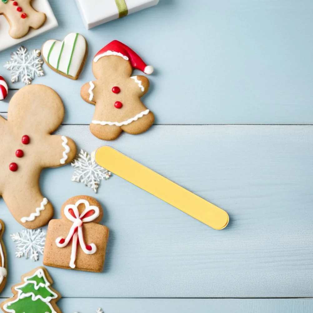 

40Pcs Acrylic Popsicle Sticks Reusable Transparent Ice Cream Sticks DIY Cake Pops Homemade Dessert Making Crafts