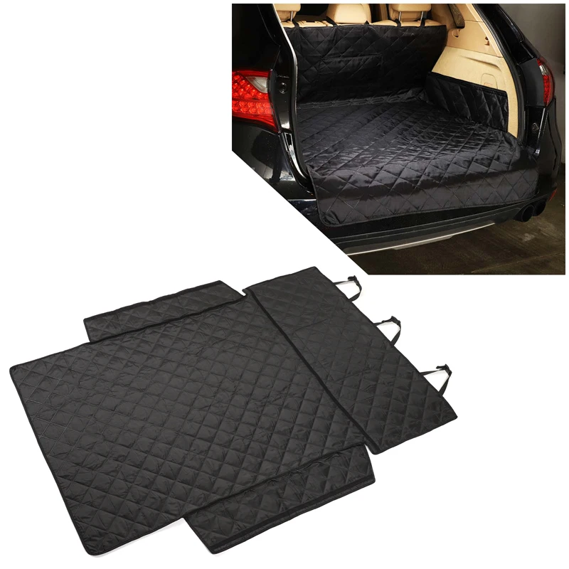 

For Porsche Cayenne 2008-2016 Automotive Trunk Pet Anti Dirt Pad Oxford Cloth Automotive Trunk Dustproof Pad