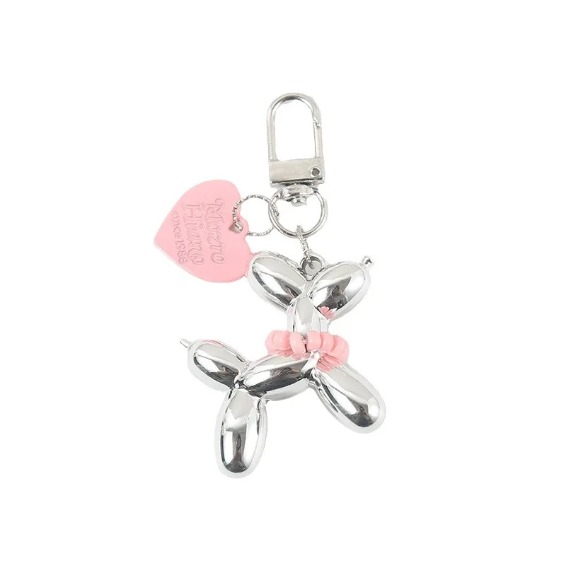 1pc Bling Kawaii Cartoon Animal Couple Keychains Key Ring For Women Men New Colorful Cute Pet Bag Car Holder Airpods Box Jewelry