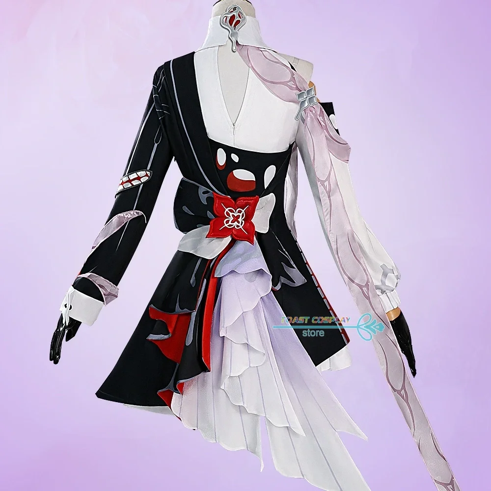 ชุดคอสเพลย์เอเวอร์ไนท์จากอนิเมะเกม Honkai Star Rail วันที่ 7 มีนาคม ชุดคอสเพลย์เอเวอร์ไนท์สำหรับงานฮาโลวีน คอมมิคคอน ชุดแต่งกายสำหรับเล่นบทบาท พร้อมวิกผมและรองเท้า