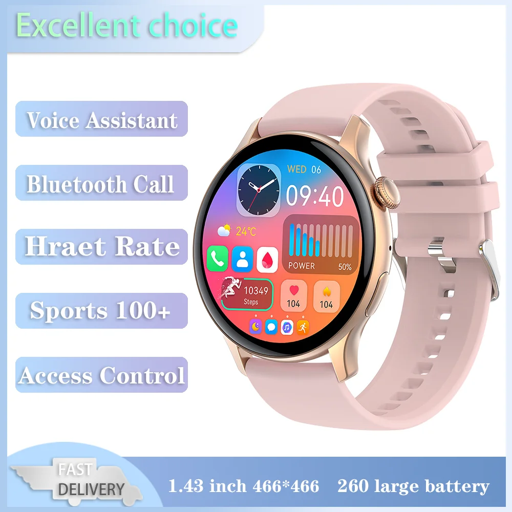 

Xiaomi Mijia Smart Watch Women NFC Bluetooth Call Sport Fitness Watch Voice Assistant Waterproof Health Monitoring Smart Watches