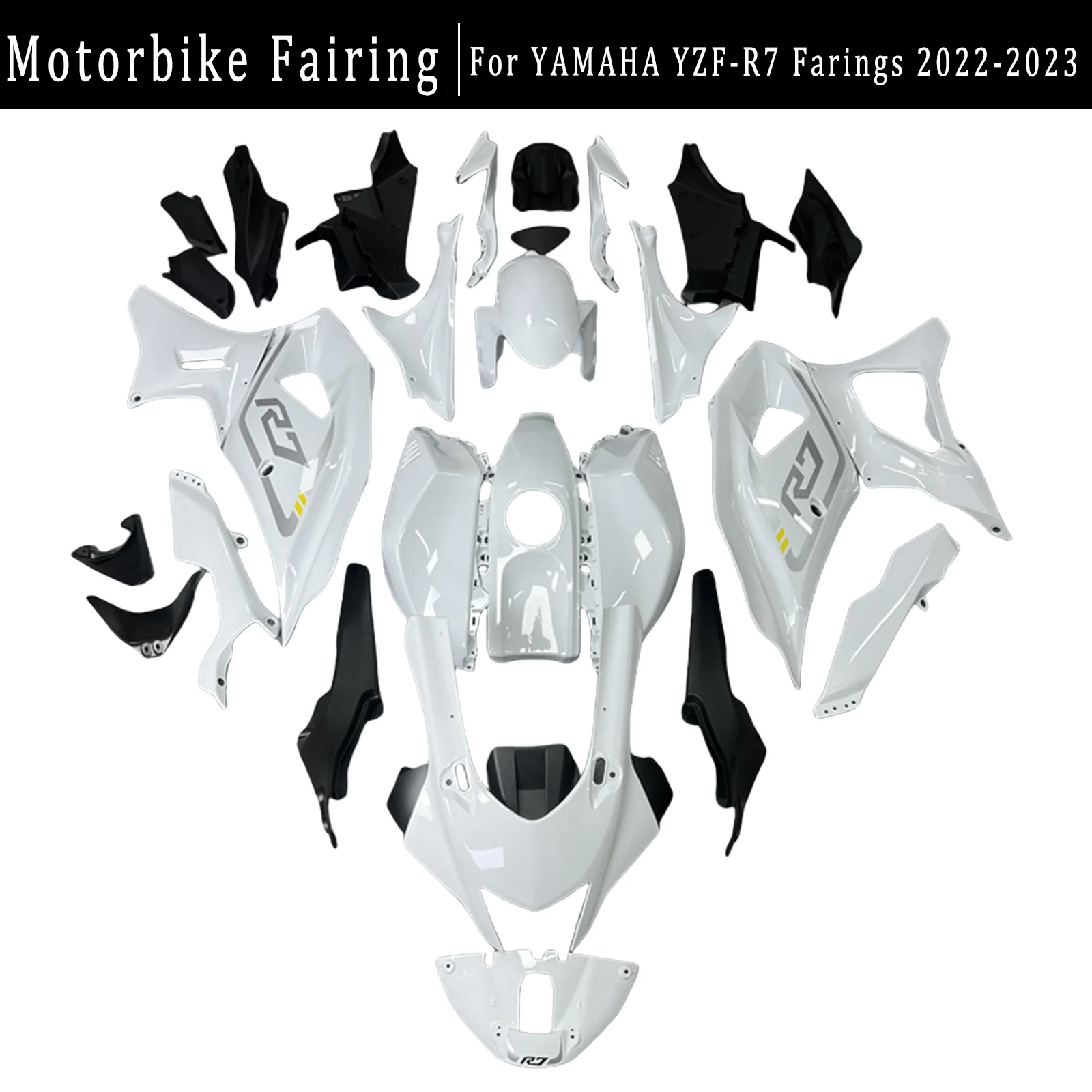 

For Yamaha YZF R7 2022 2023 ABS injection moulded fairing kit YZF R7 22 23 Motorcycle fairings Housings Accessories