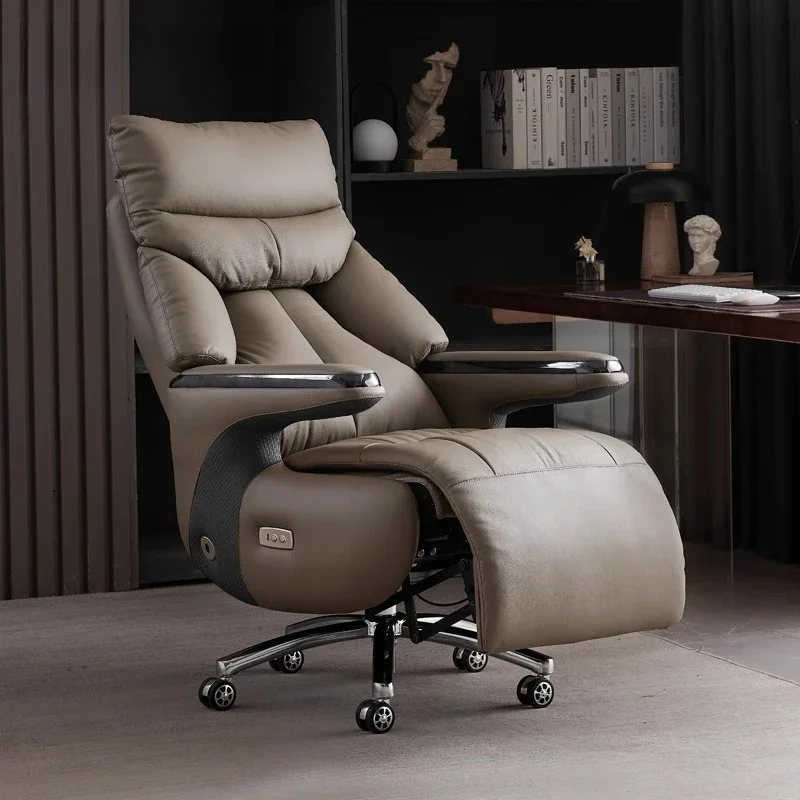 

Heating Massage Office Chairs Ventilation Leather Relaxing Portable Desk Chair Recliner Nordic Comfy Silla Home Office