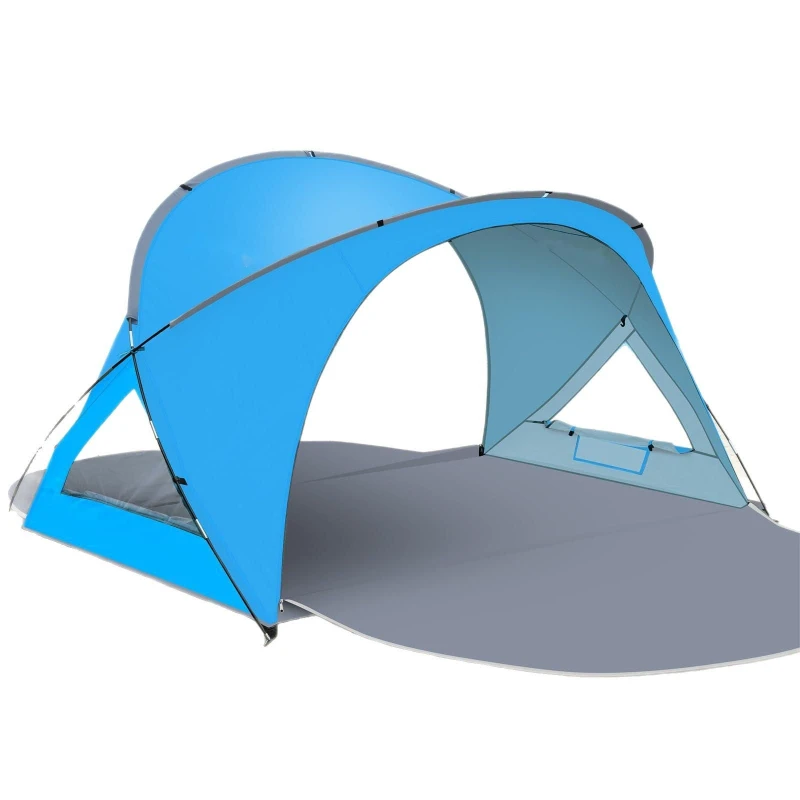 

Summer new portable outdoor large space 4-6 people beach sun protection awning fishing camping