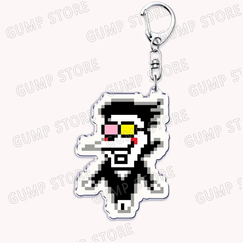 لعبة لطيفة Deltarune سلاسل المفاتيح للإكسسوارات Ralsei Kris Susie Spamton Undertale Angel Jewelry Keyrings المشجعين الألعاب ألعاب الهدايا