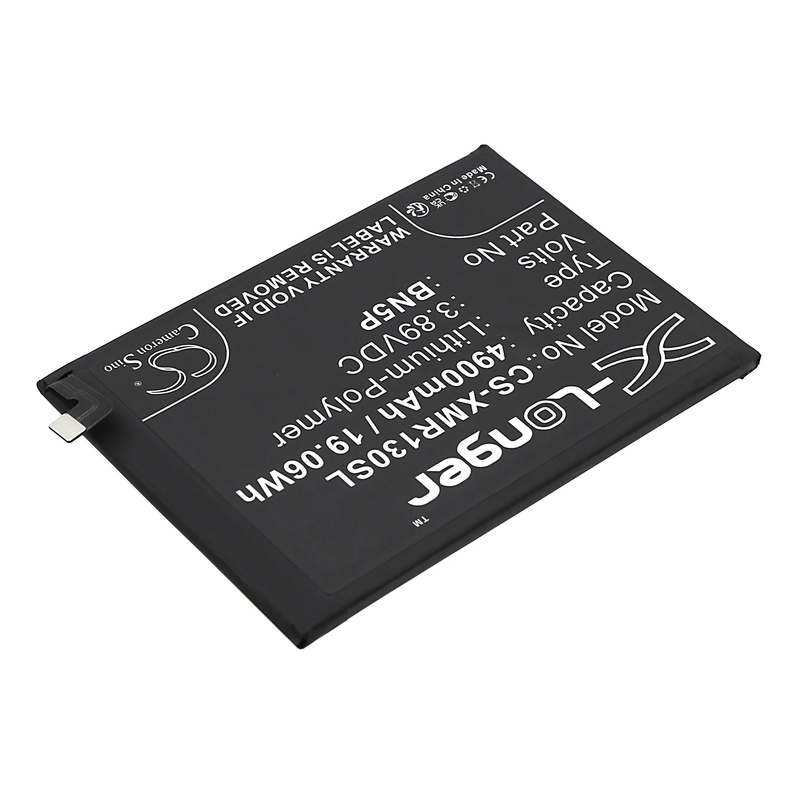 Mobile, Smart Phone 4900mAh Battery for Redmi Note 13 23090RA98C BN5P