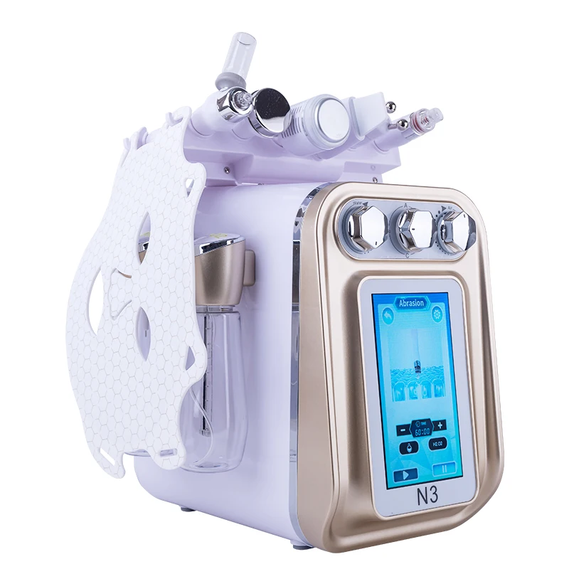 7-IN1 수소 산소 피부 클렌징 기계 피부 미백 수분 공급 모공 축소 큐티클 각질 제거 향상된 흡수력