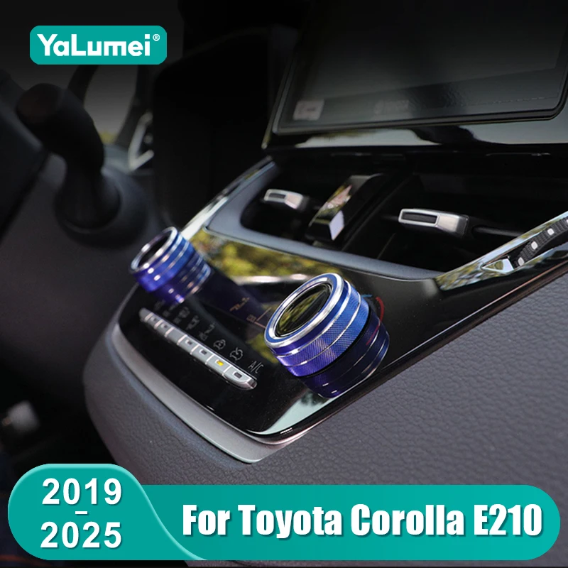 Für Toyota Corolla E210 2019 2020 2021 2022 2023 2024 2025 Hybrid Auto Klimaanlage Schalter Knopf Ring Abdeckung trim Zubehör
