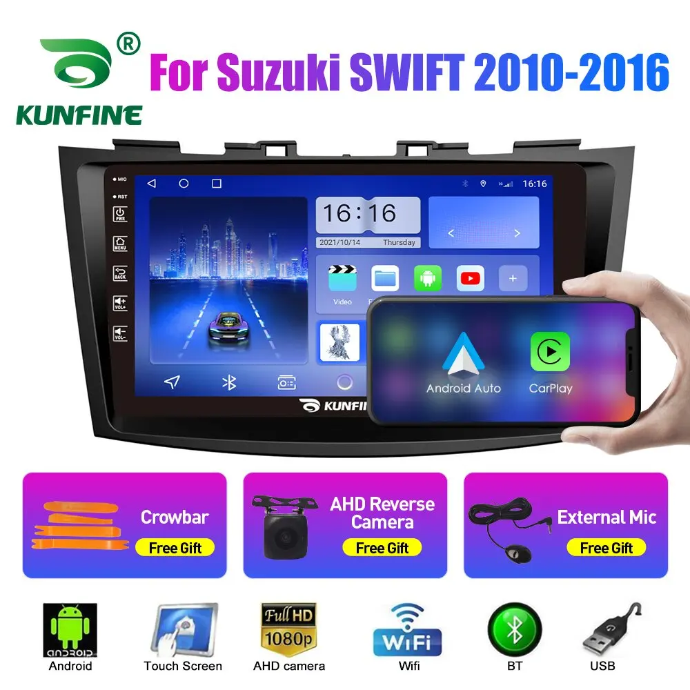 Car Radio For Suzuki SWIFT 2010-2016 2Din Android Octa Core Car Stereo DVD GPS Navigation Player Multimedia Android Auto Carplay