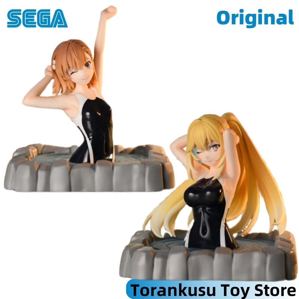 

Фигурки SEGA Toaru Kagaku no Railgun: Мисака Микото и Шокухо Мисаки, серия Thermae Yu~topia, оригинальные коллекционные модели