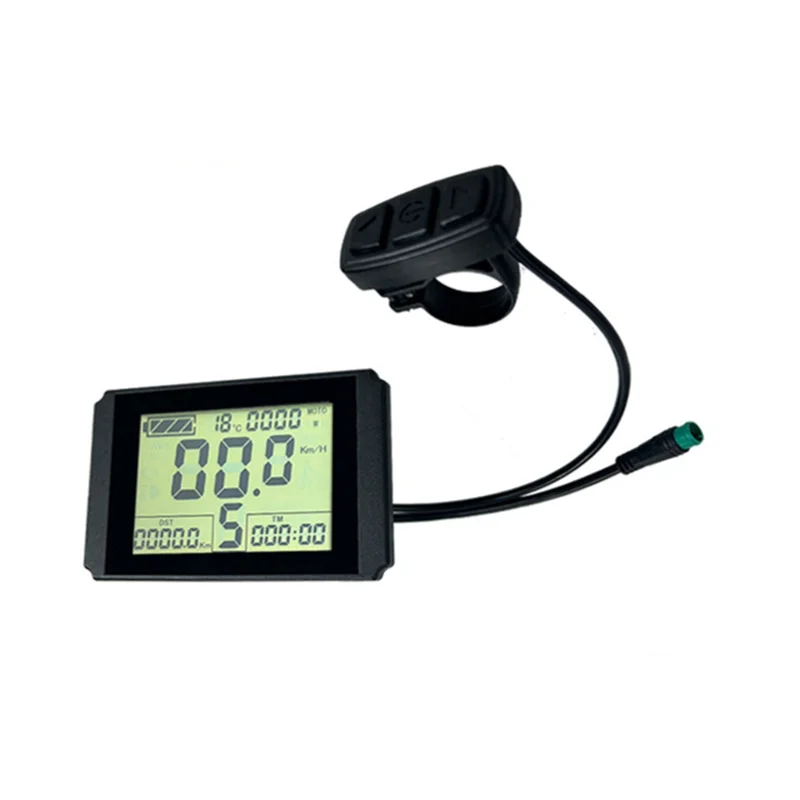 

ABVL-KT-LCD10H Display Ebike Meter With 5Pins 24V/36V/48V For KT Controller Kit Ebike Parts
