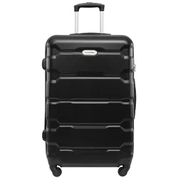 4PCS luggage sets suit on wheels Women spinner rolling luggage ABS travel suit set hardside trolley luggage bag