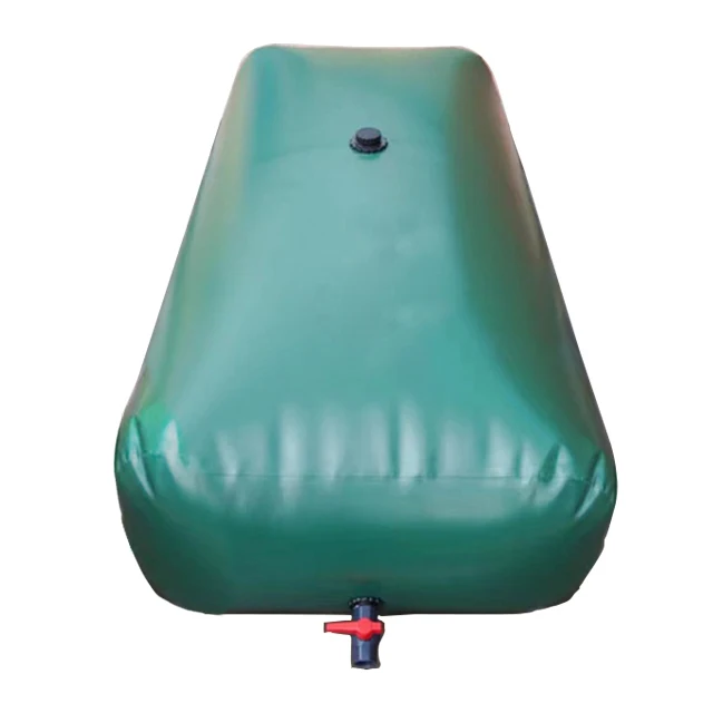GAO JU Collapsible Inflatable 20L 30L 40L 50L 100L 1000L Potable PVC Foldable Storage Water Tank Collecting Bladder 1 Year