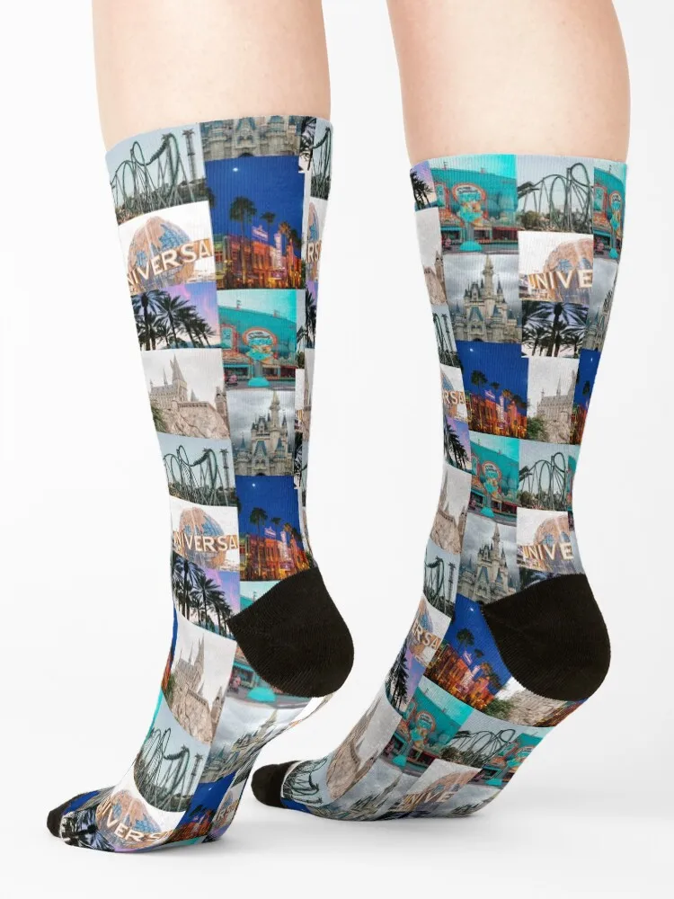 Orlando Socks cycling custom sports Christmas snow Socks Female Men's