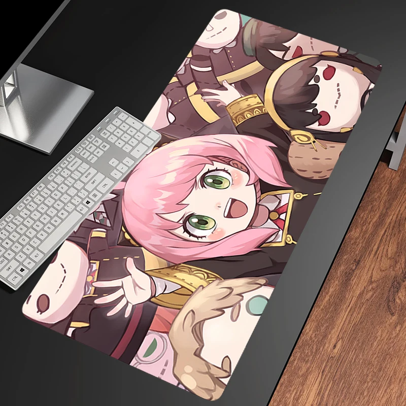 Mouse pad S-SPY×FAMILYs large Gaming Desk Mat Computer Keyboard desk pad Mats Non-slip rubber Anime Game PC carpet Kawaii XXL XL