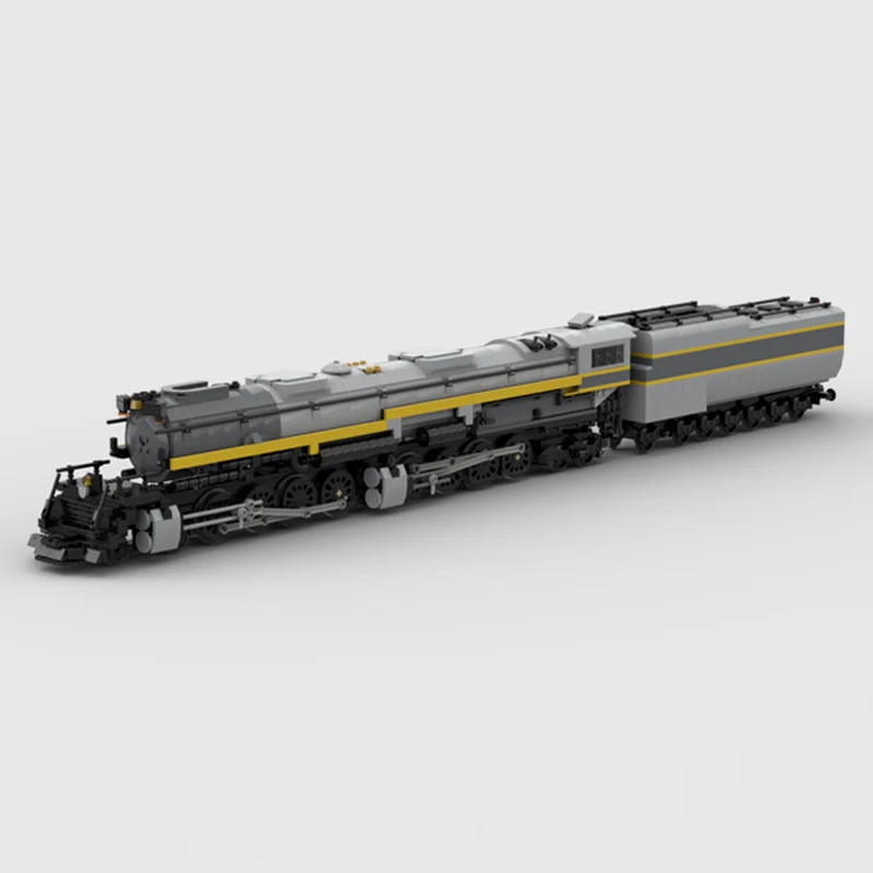Modelo de carro de cidade moc tijolos de construção grande menino tipo locomotiva a vapor tecnologia modular presentes feriado montar crianças brinquedos terno