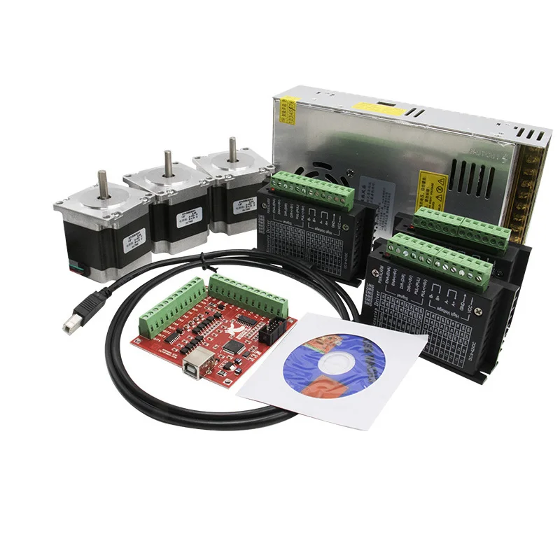 HLTNC TB6600 version améliorée 42/57/86 pilote de moteur pas à pas 32 subdivisions 4.0A 9-42V 2 phases pour moteur Nema23 57 pour Cnc