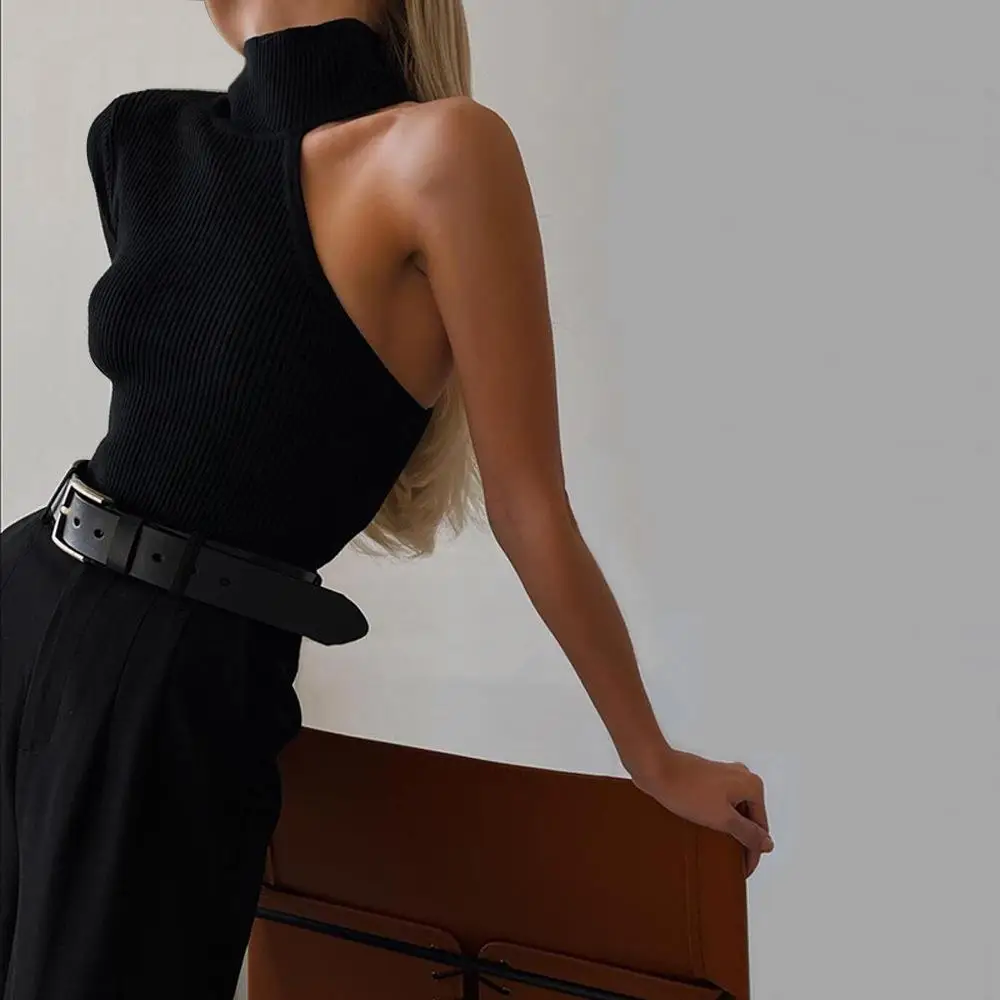 

Женский комбинезон на одно плечо с длинными рукавами, с низкой талией, длинные брюки, из полиэстера, тонкий, весенний, модный женский костюм