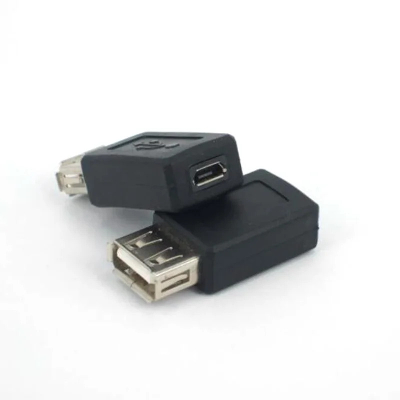 USB 2.0 Type A Female to Micro USB B Female Adapter Connector Plug Converter extension to Micro USB for charging data e1