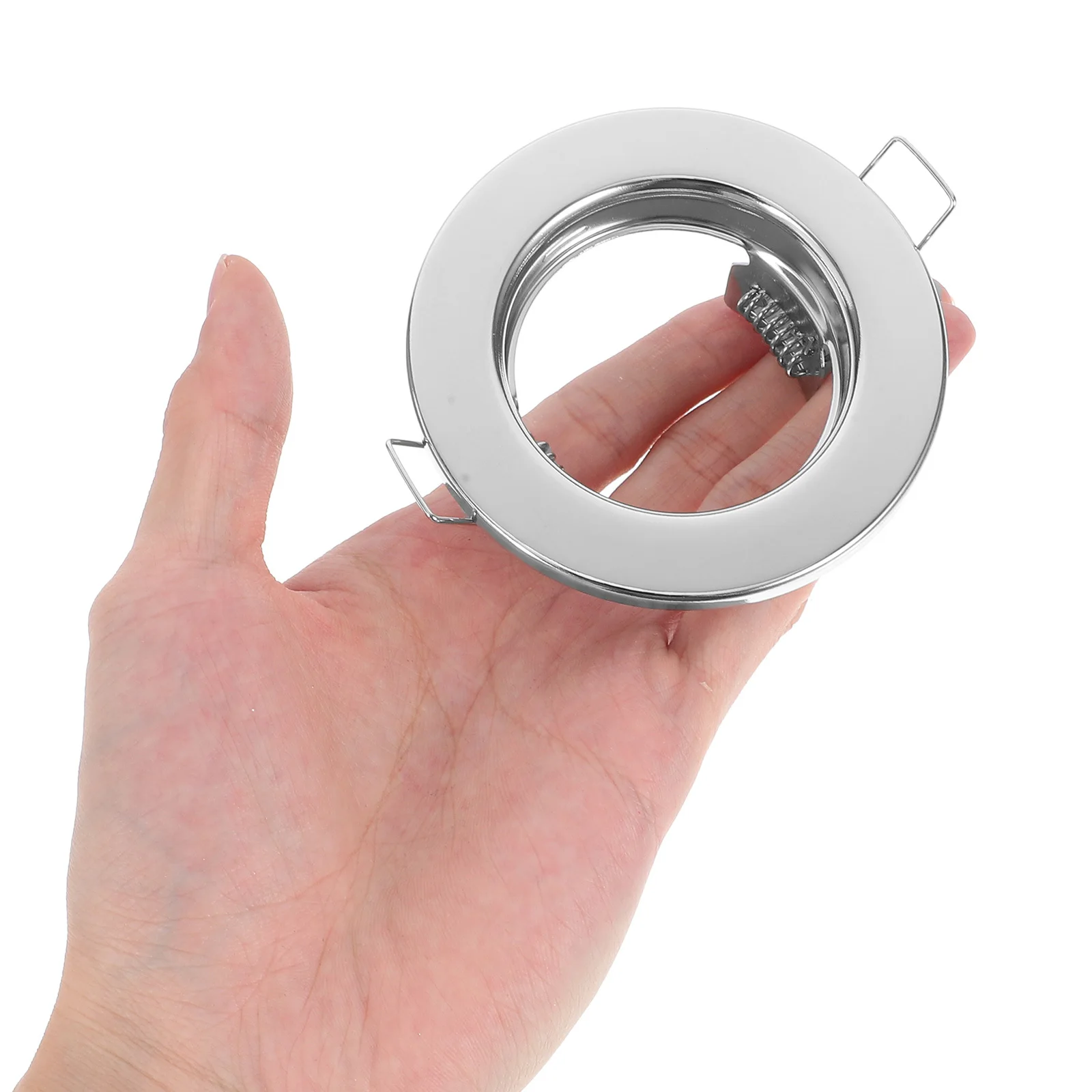 

Recessed Light Housing Metal Mr16 Compatible Sleek Design for Residential Commercial Spaces Trim Light Cover Springs