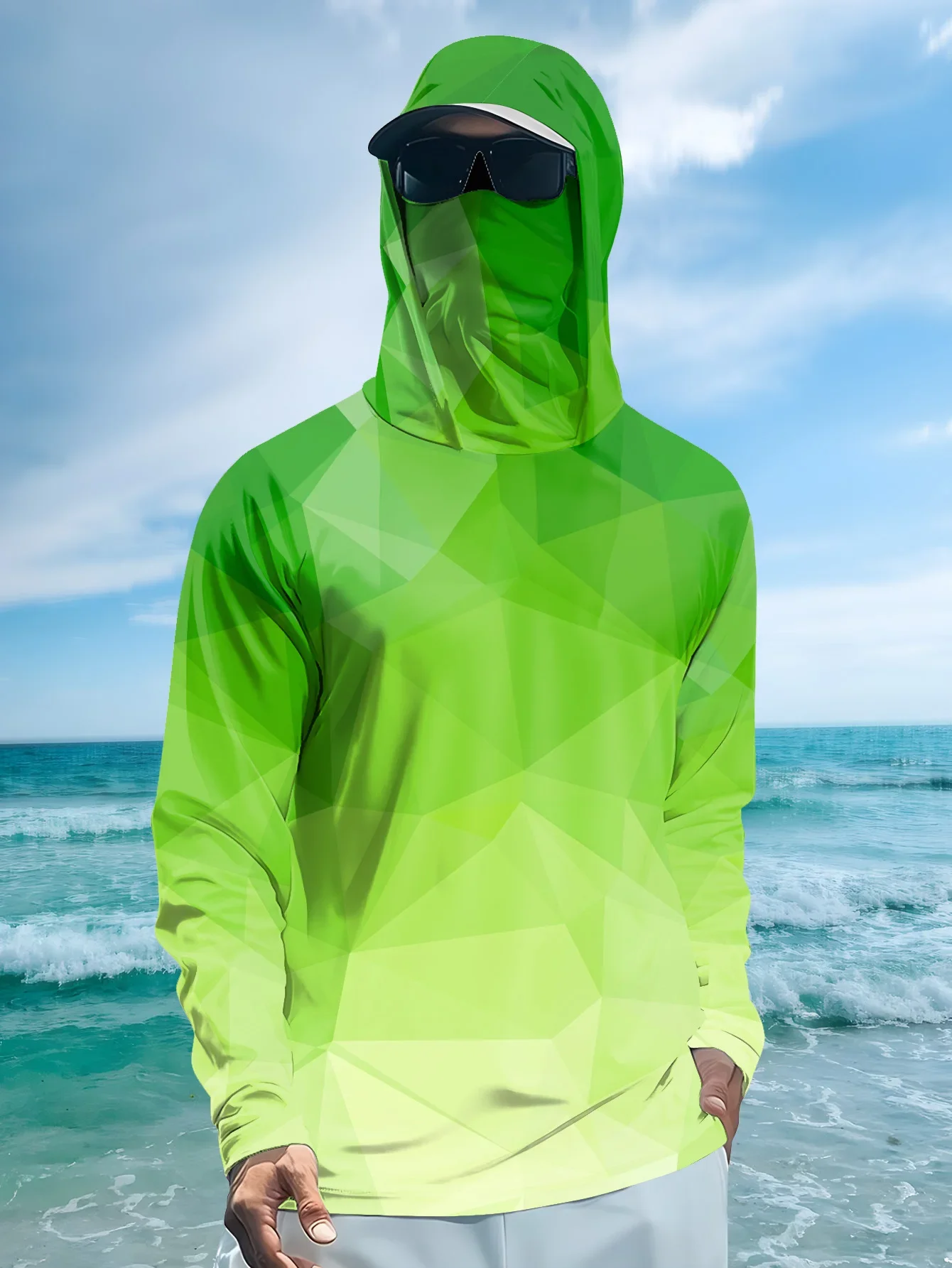 2026 Summer New Style Men's Fishing Suit for Outdoor Sports Casual Wear Fashionable Soft and Comfortable 3D Pattern Printing