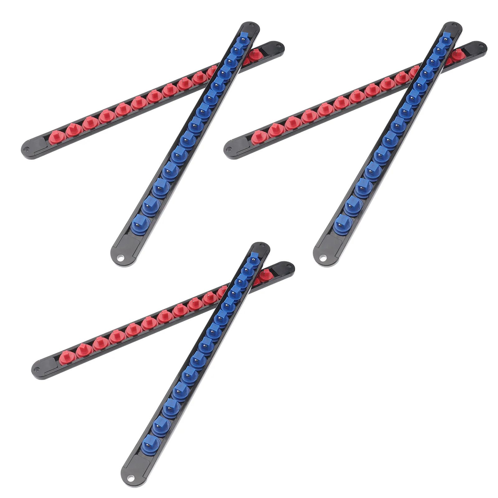 

6pcs Socket ganizer Socket ganizer Durable Plastic Storage Drawers Tool Sleeve Rack Frame Toolbox Accessories