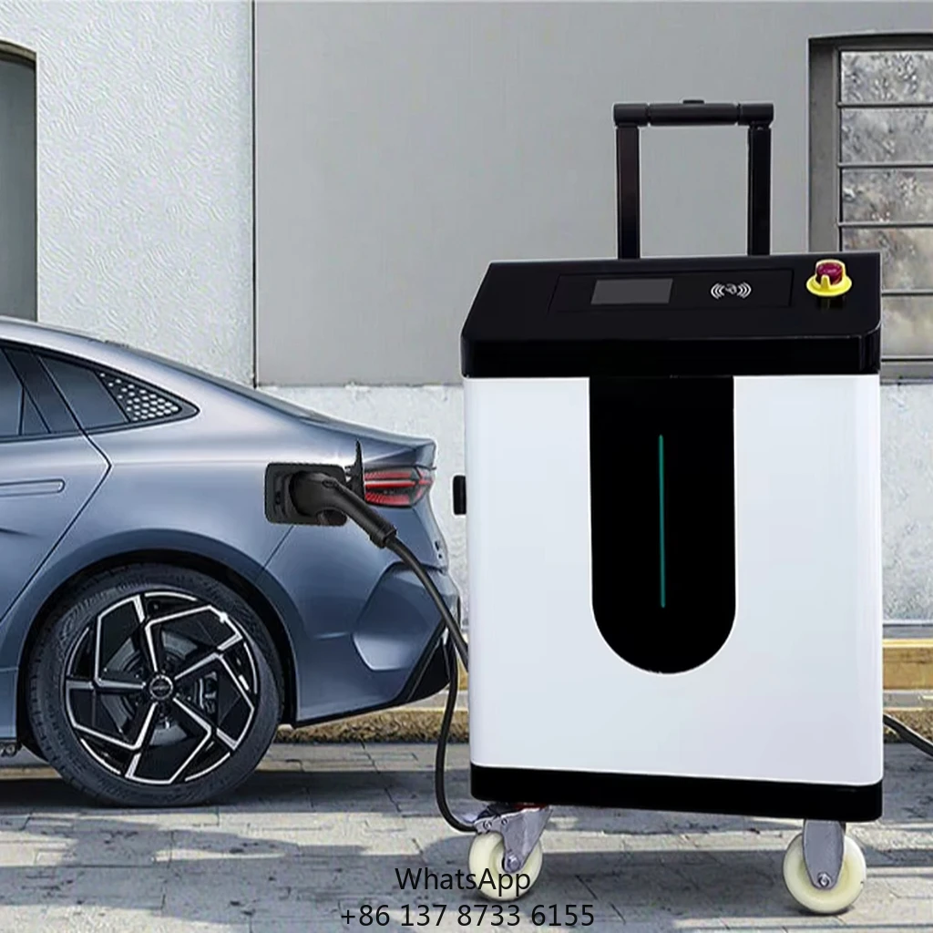 Commercial OCPP CCS2 GBT 80kW Portable Electric Car Charger Fast DC EV Charging Station