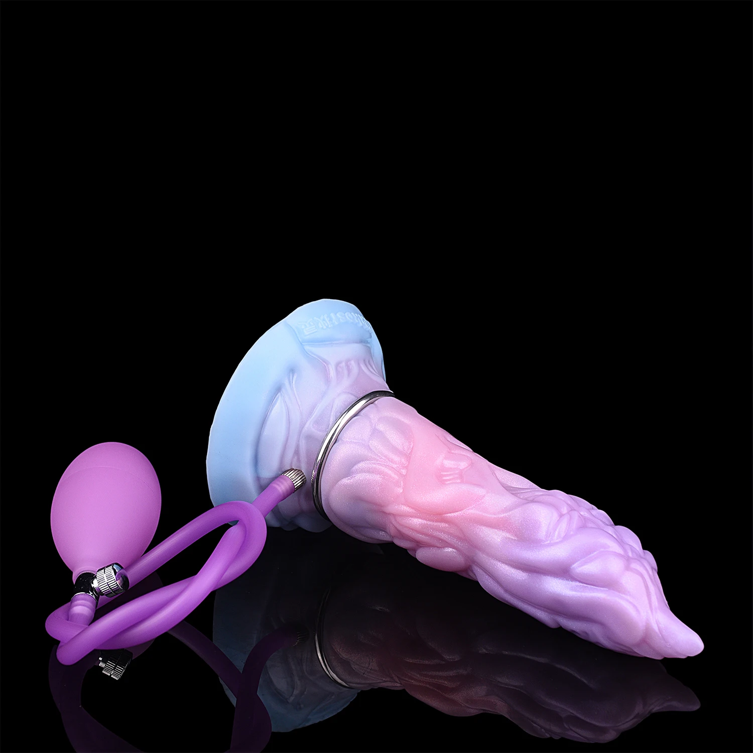 ELKKOST سيليكون المكونات الشرج بعقب المكبر موسع نفخ الخيال دسار مع شفط كأس الكبار الاستمناء المهبل تحفيز