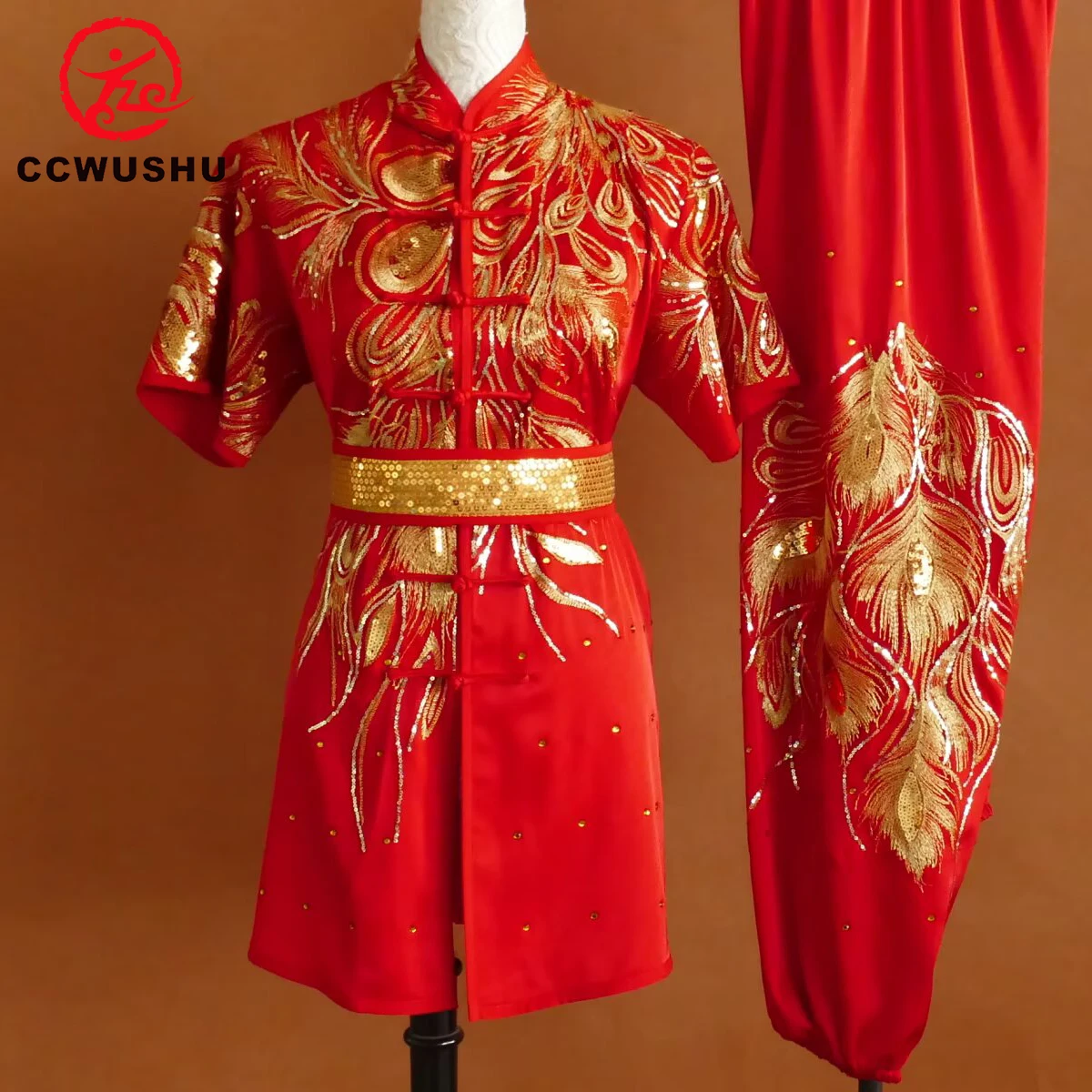

Tailor-Made Wushu Clothes Changquan Uniform Martial Arts Competition Embroidered Kungfu Taolu Clothing CCWUSHU
