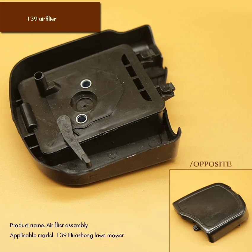 Air Filter Cover with Housing Kit Lawn Mower Air Filter for 139/40-5/140/139HS String Trimmer Brush Cutter Air Filter Assembly