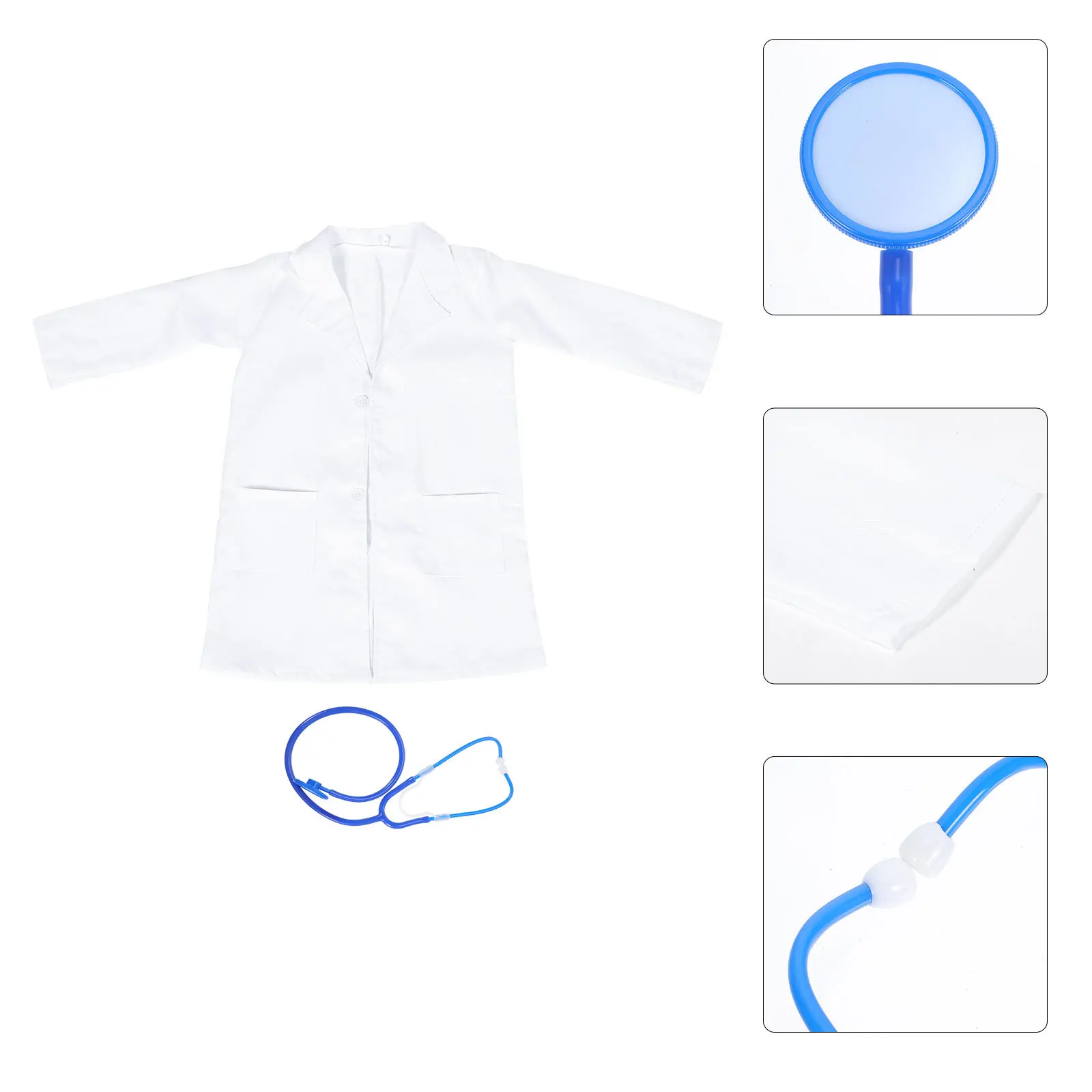 مجموعة واحدة من أزياء لعب الأدوار للأطفال، مادة ممتازة، معطف للأطفال قابل للغسل، هدية تنكرية لأداء مرحلة الحفلات