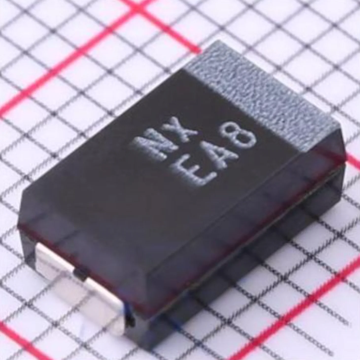 2917 CASE-D 7343 31mm Marking EA8 Original Black Tantalum Capacitor 25V ±20% 100uF 60mΩ CAP 100μF TANT POLY T55D107M025C0060