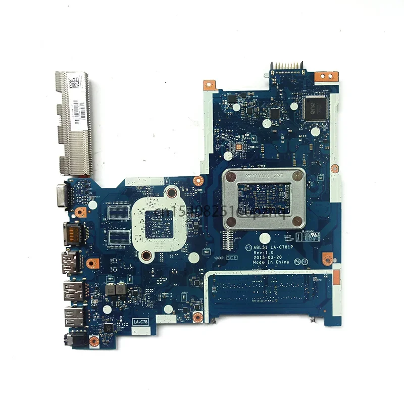 Used Laptop Motherboard For HP Pavillion 15-AF 255 G4 EM2500 Mainboard ABL51 LA-C781P 814610-001 814610-601 818073-601 MB