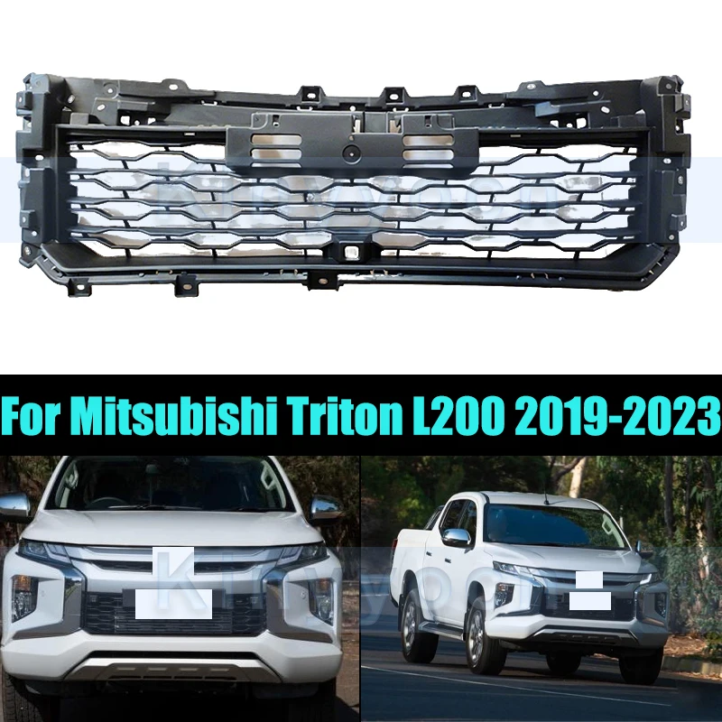 

Решетка переднего бампера, сетчатая решетка радиатора для Mitsubishi Triton L200 2019-2023, автомобильная решетка, сетчатая решетка переднего бампера, автомобильные аксессуары