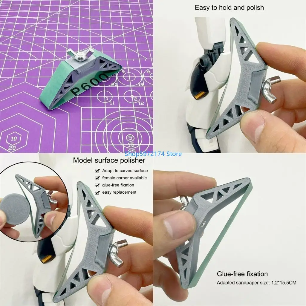 Y3NB Flexible Detail Handheld Surfaces Sander For Precise Model Crafting Finishing