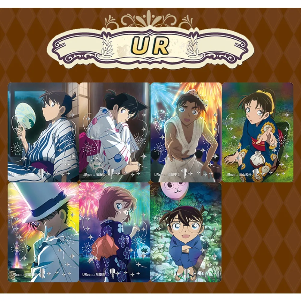 KAYOU Oryginalne Karty z Detektivem Conanim, Wykwintne Wykonanie, Ulubiona Postać z Anime, Klasyczny Bohater, Kreatywny Prezent dla Fanów