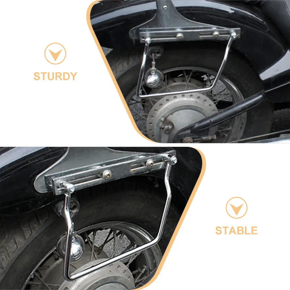 

1 Pair Motorcycle Saddlebag Support Brackets Sturdy Bars For Side Bag Mounting Motorcycle Modification Parts Luggage Rack