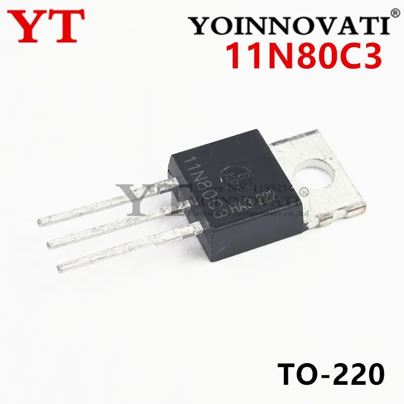 10pcs/lot SPP11N80C3 11N80C3 TO-220 800V 11A best quality.
