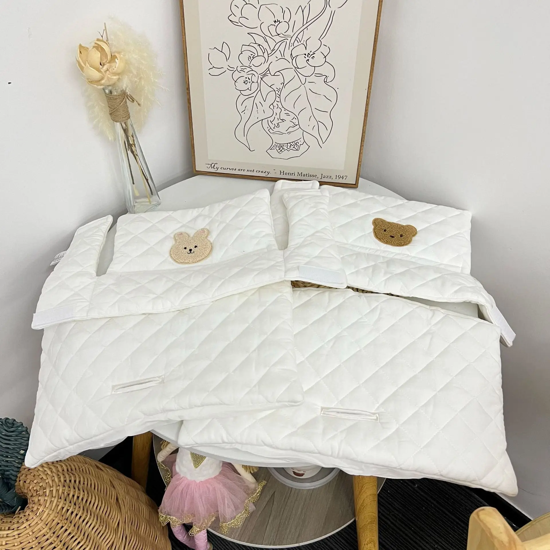 وسادة واقية مبطنة عالمية للأطفال ، كرسي طعام ، وسادة ظهر ، نمو الرضع ، محمولة