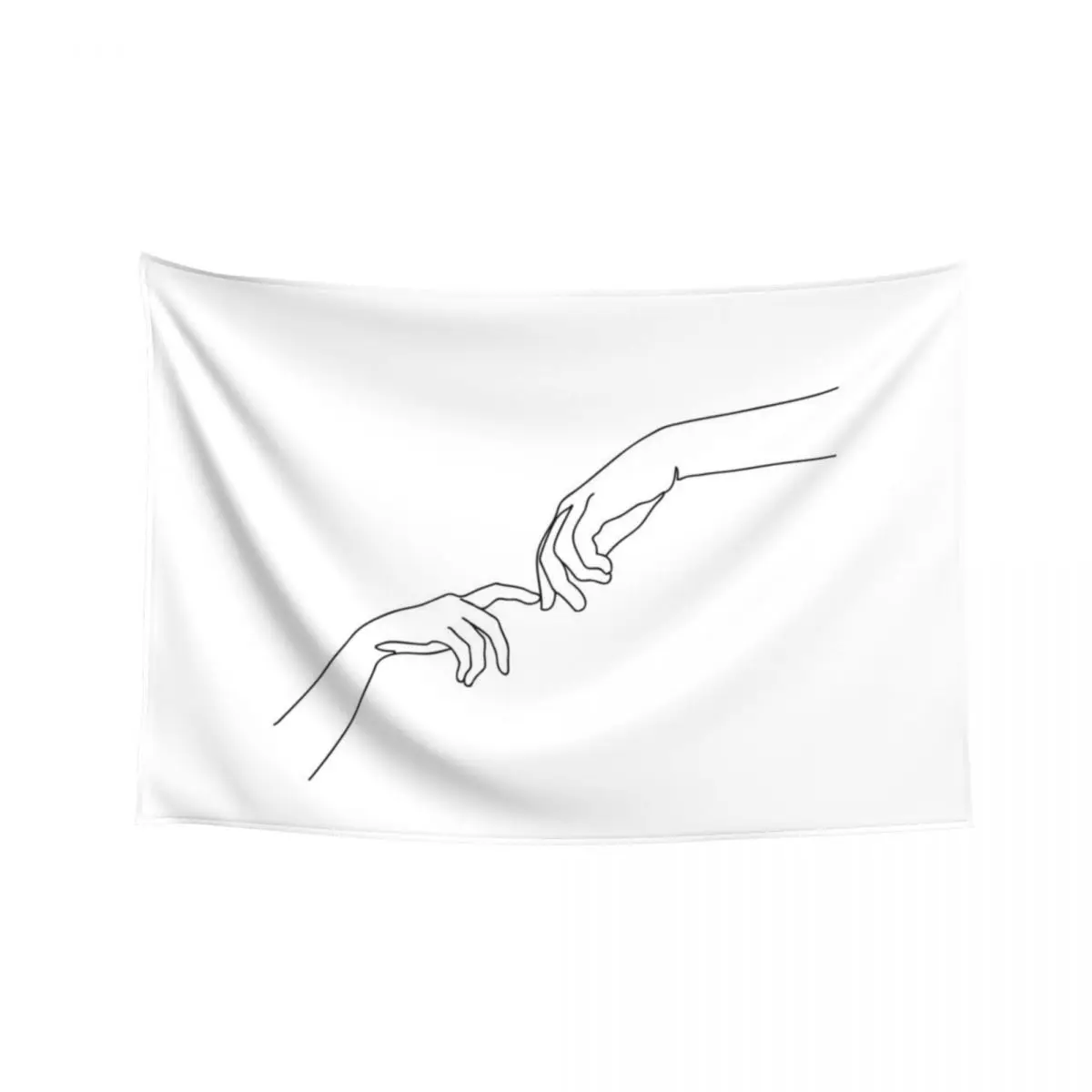 

Touching Hands Line Art Tapestry Wall Decoration Wall Tapestries Home Decorations Decoration Room Tapestry